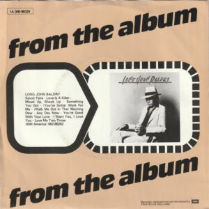 7" | Long John Baldry - (walk me out in the) Morning Dew / I Want You, I Love You - Afbeelding 3