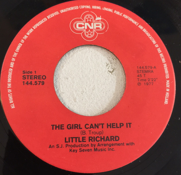 7" | Little Richard - The Girl Can't Help it / Good Golly Miss Molly / Rip it Up