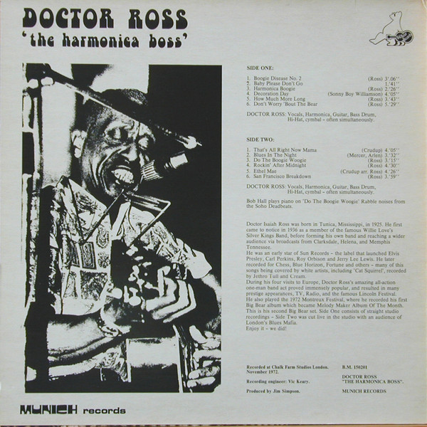 Doctor Ross - The Harmonica Boss