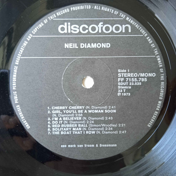 Neil Diamond - Cherry Cherry