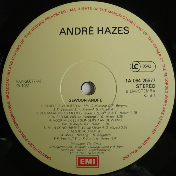 Andre Hazes - Gewoon Andre