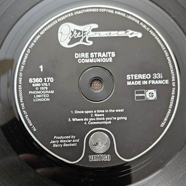 Dire Straits - Communiqué