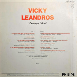 Vicky Leandros – Ceux Que J'Aime - Afbeelding 3