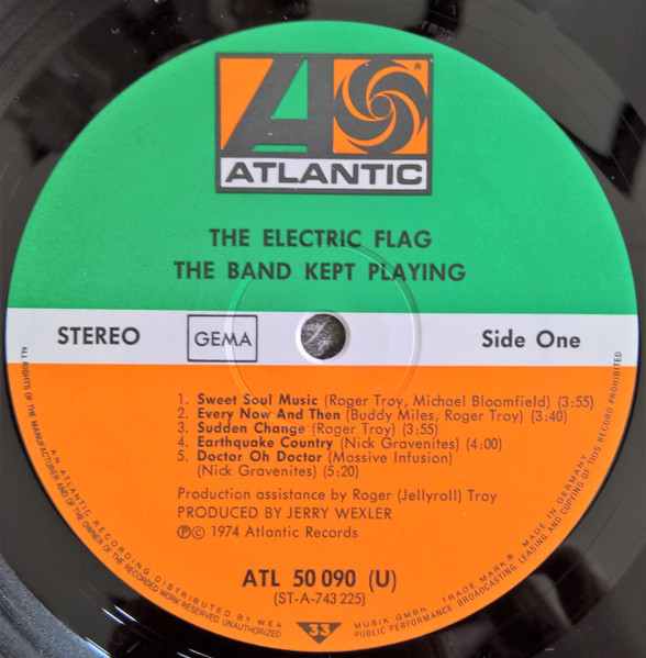 The Electric Flag – The Band Kept Playing