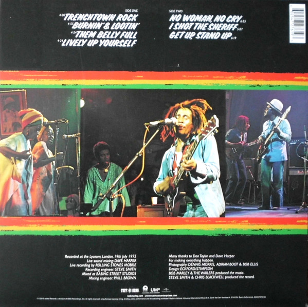 Bob Marley & The Wailers - Live!