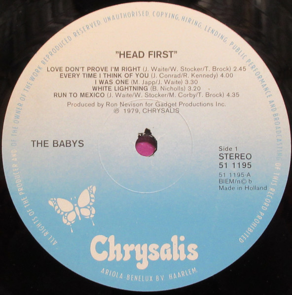 The Babys - Head First
