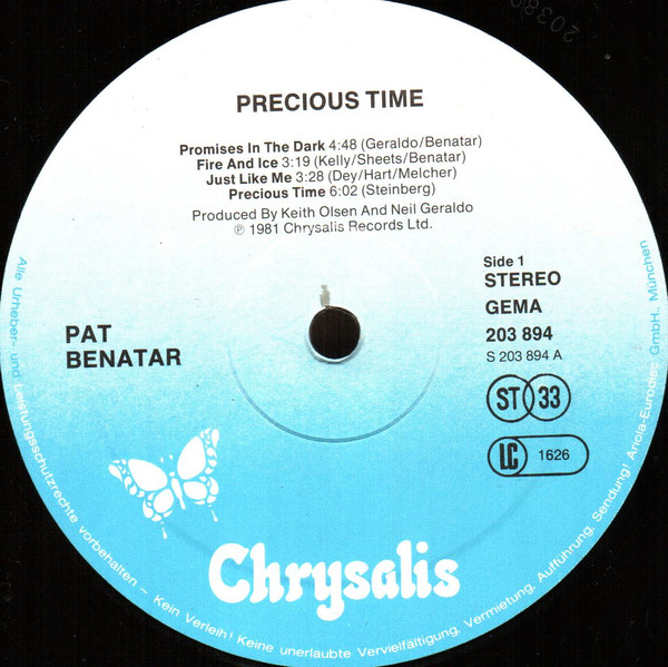 Pat Benetar - Precious Time