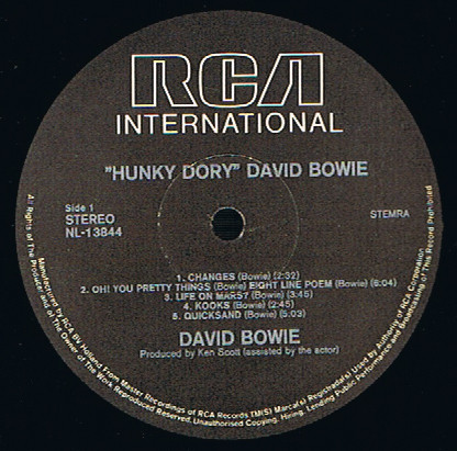 David Bowie - Hunky Dory