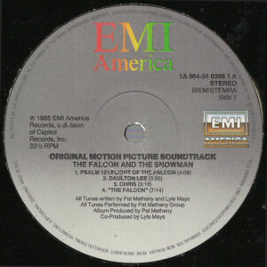 Pat Metheny Group (with David Bowie) - OST The Falcon and the Snowman - Afbeelding 2