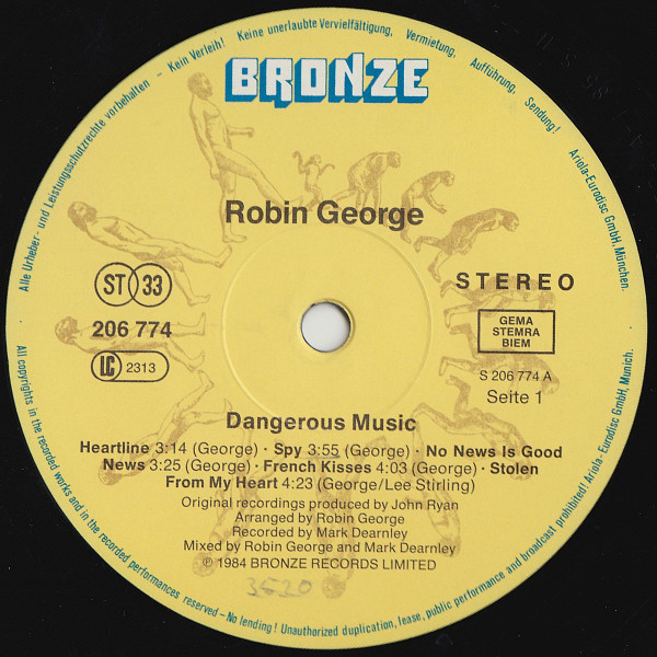 Robin George - Dangerous Music