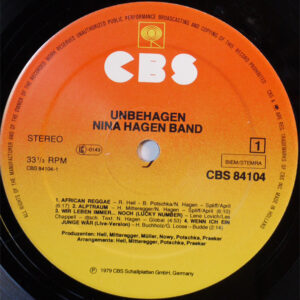 Nina Hagen Band - Unbehagen - Afbeelding 2