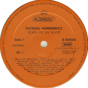 Patrick Hernandez - Born to be Alive = Nacido Para Vivir - Afbeelding 2