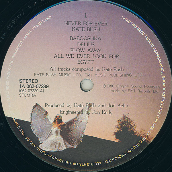 Kate Bush - Never For Ever