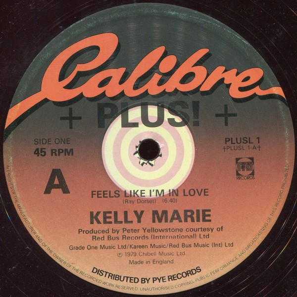 12" | Kelly Marie - Feels Like I'm in Love