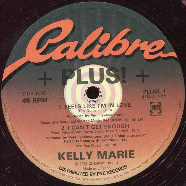 12" | Kelly Marie - Feels Like I'm in Love