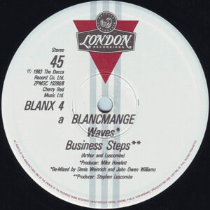 12" | Blancmange - Waves / Business Steps - Afbeelding 2