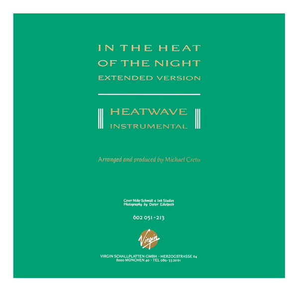 12" | Sandra - In the Heat of the Night