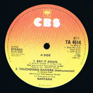 12" | Santana - Say it Again / She's Not There - Afbeelding 2