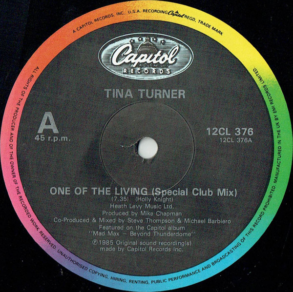 12" | Tina Turner - One of the Living