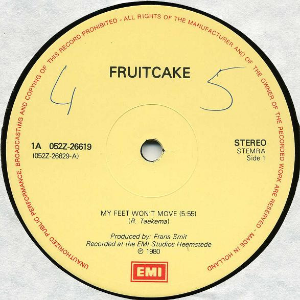 12" | Fruitcake - My Feet won't Move