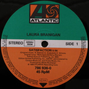 12" | Laura Brannigan - Satisfaction (special dance mix) - Afbeelding 2