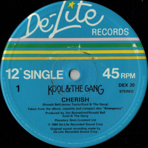 12" | Kool and the Gang - Cherish / Fresh (US remix) / Celebration - Afbeelding 2