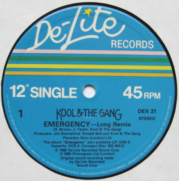 12" | Kool and the Gang - Emergency