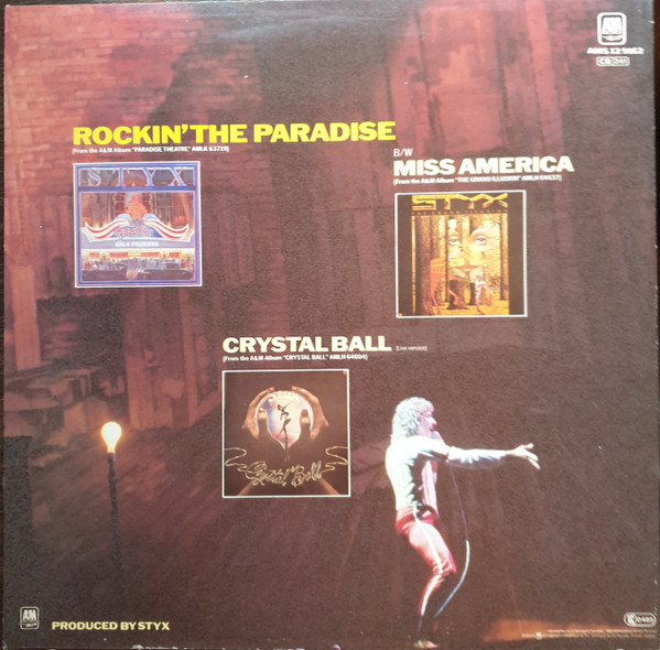 12" | Styx - Rockin' the Paradise