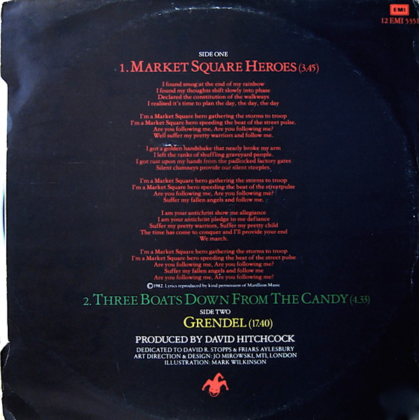12" | Marillion - Market Square Heroes