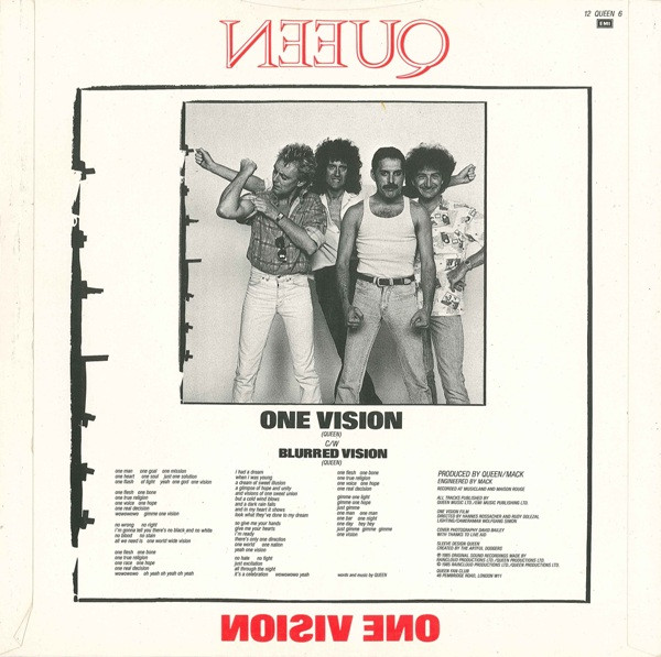 12" | Queen - One Vision (ext. version)