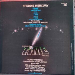 12" | Freddie Mercury - Time (ext. mix) from the musical Time - Afbeelding 2