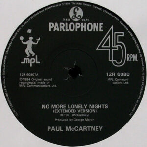 12" | Paul McCartney - No More Lonely Nights (ext. version) / Silly Love Songs - Afbeelding 2