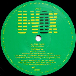 12" | Ultravox - All Fall Down - Afbeelding 2