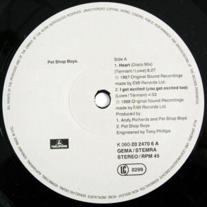 12" | Pet Shop Boys - Heart - Afbeelding 2