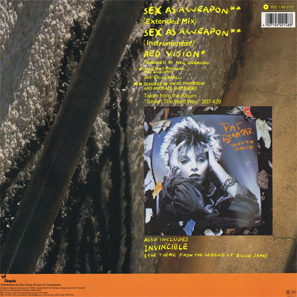 12" | Pat Benatar - Sex as a Weapon (ext. mix)