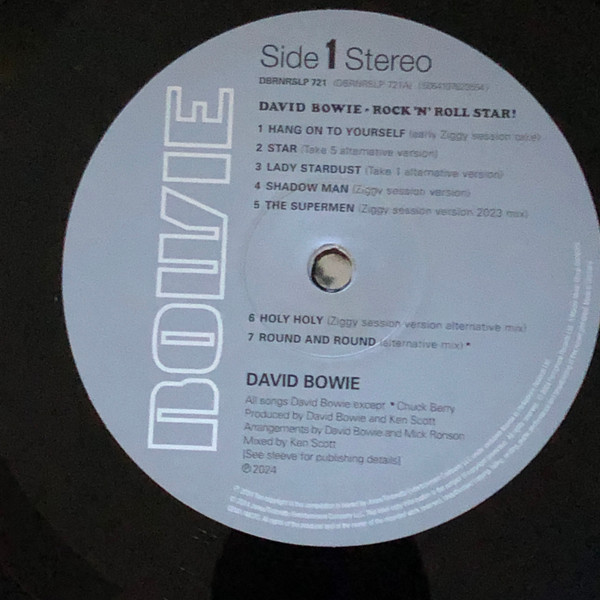 David Bowie - Bowie '72 rock 'n' roll star
