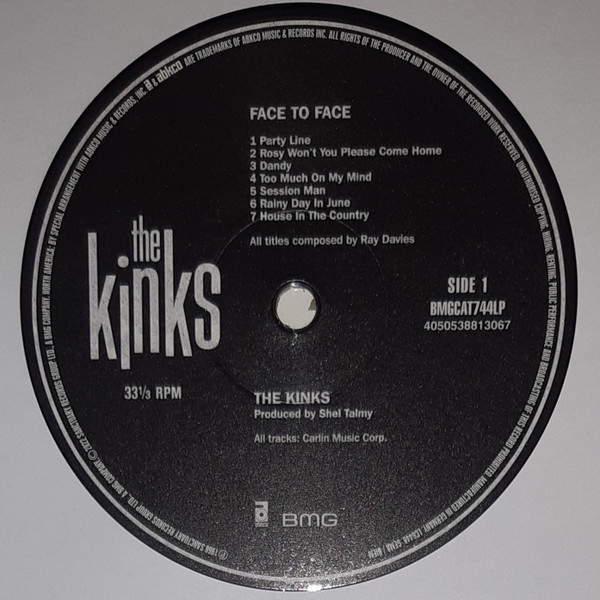Kinks - Face To Face