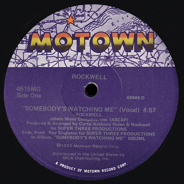 12" | Rockwell - Somebody's Watching Me