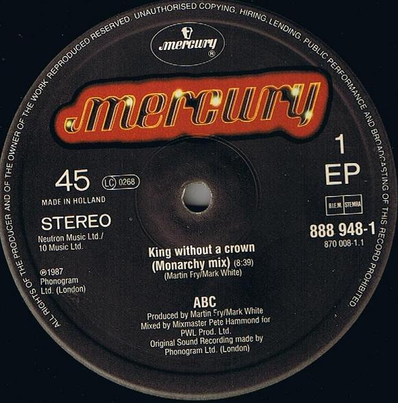 12" | ABC - King Without a Crown