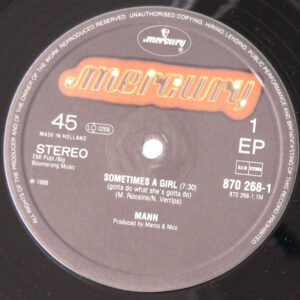 12" | Mann - Sometimes A Girl (Gotta Do What She's Gotta Do) - Afbeelding 2