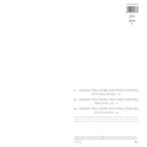 12" | Aretha Franklin & George Michael - I Knew You were Waiting (ext. remix) - Afbeelding 3