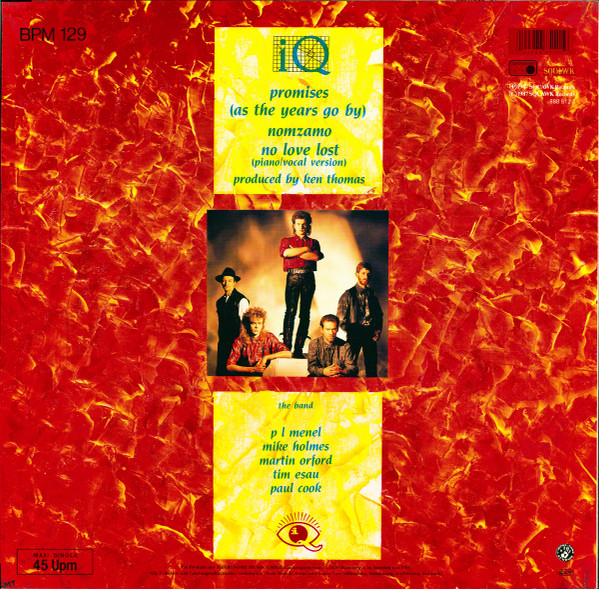 12" | IQ - Promises (as the Years Go By)