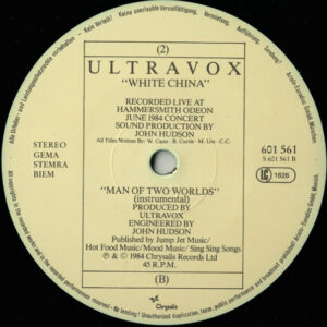 12" | Ultravox - Love's Great Adventure (ext. version) - Afbeelding 2