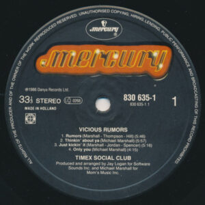 Timex Social Club - Vicious Rumours ... the Album - Afbeelding 2