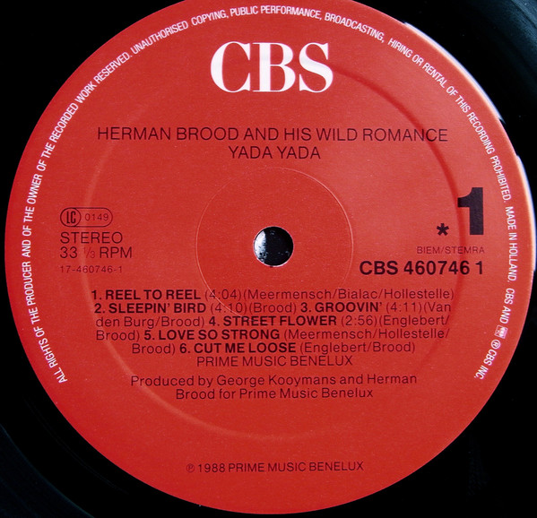 Herman Brood & His Wild Romance - Yada Yada