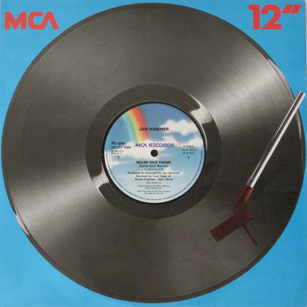 12"| Jan Hammer - Miami Vice Theme (extended remix)