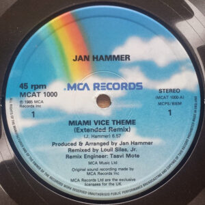 12"| Jan Hammer - Miami Vice Theme (extended remix) - Afbeelding 2