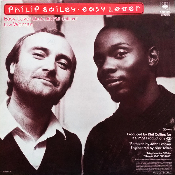 12"| Philip Baily with Phil Collins - Easy Lover (extended dance remix)