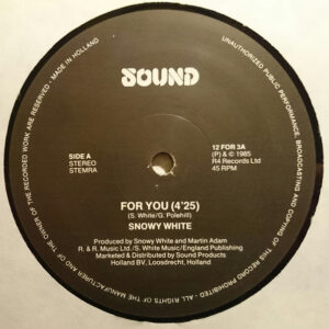 12"| Snowy White - For You (extended version) - Afbeelding 2