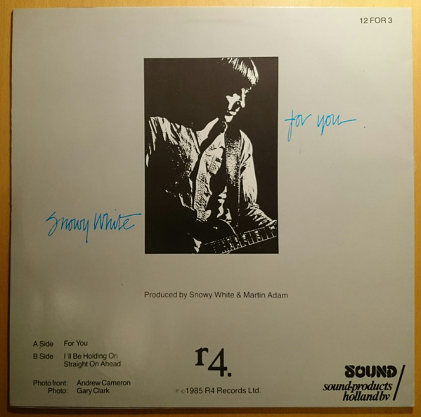 12"| Snowy White - For You (extended version)